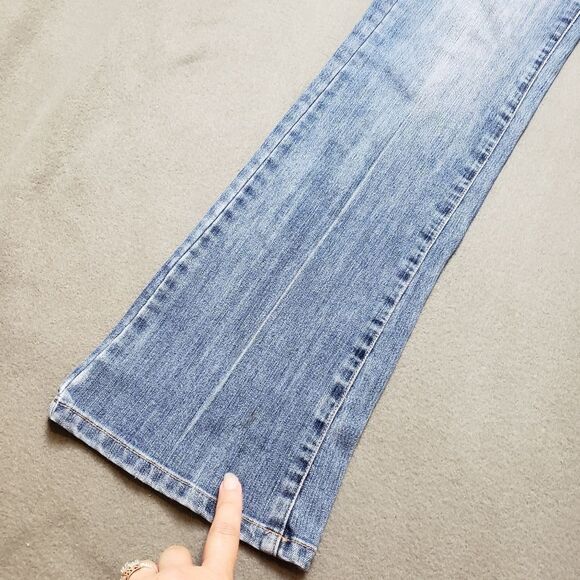 VINTAGE Embroidered Amor flare / bootcut jeans - Picture 9 of 16